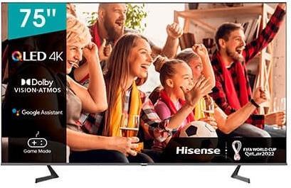 Hisense 75A7GQ Fernseher 190,5 cm (75 ) 4K Ultra HD Smart-TV WLAN Grau - Metallisch (75A7GQ) von Hisense