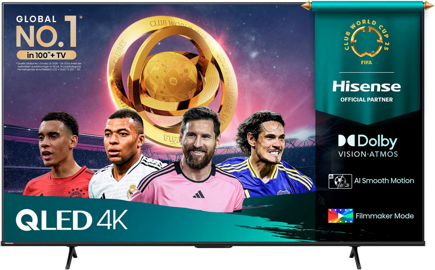 Hisense 75E77Q PRO QLED-Fernseher (189 cm/75 Zoll, 4K Ultra HD, Smart-TV, 4K UHD QLED) von Hisense