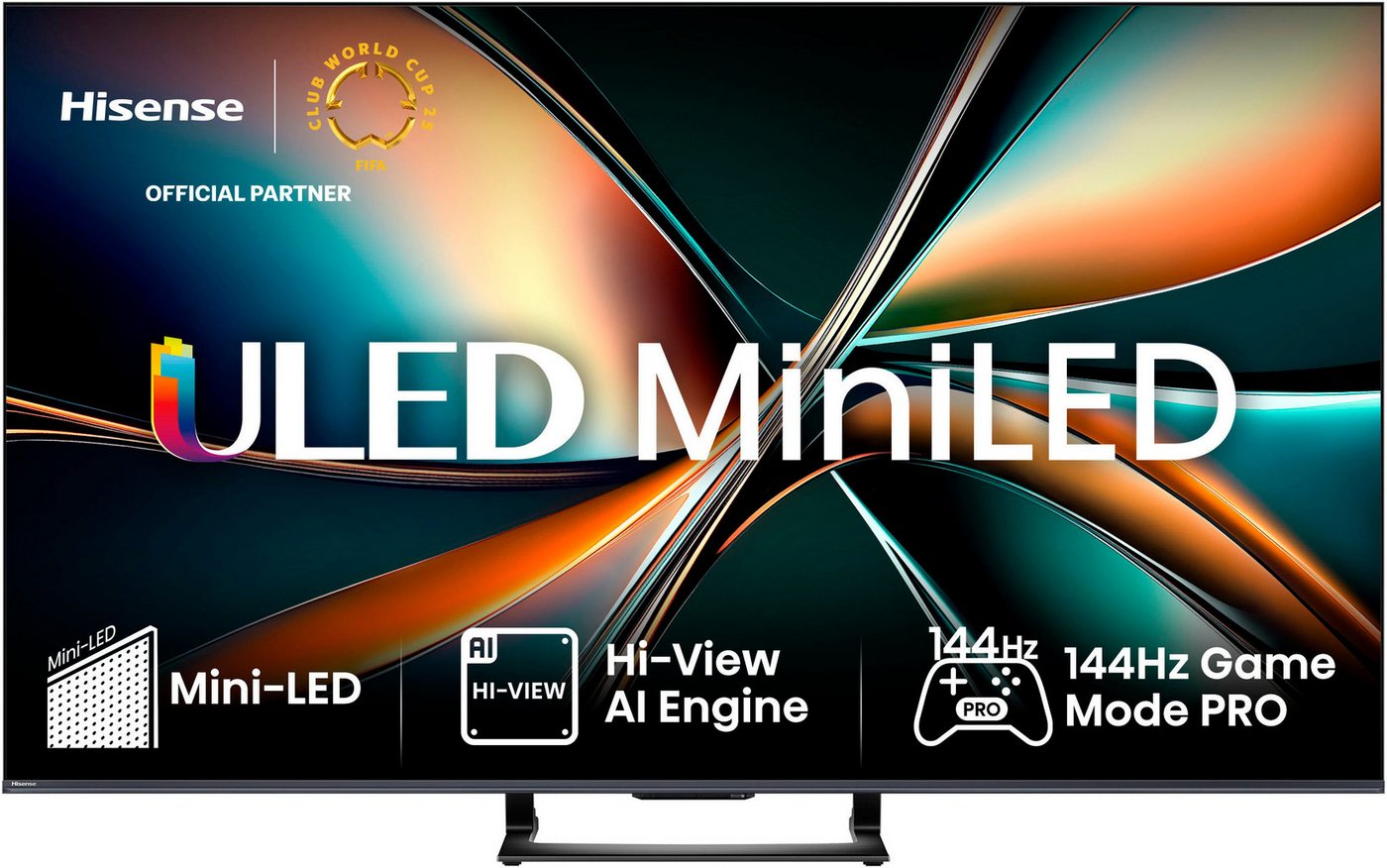 Hisense 75U7Q QLED Mini LED-Fernseher (189 cm/75 Zoll, 4K Ultra HD, Smart-TV, 4K UHD Mini LED) von Hisense