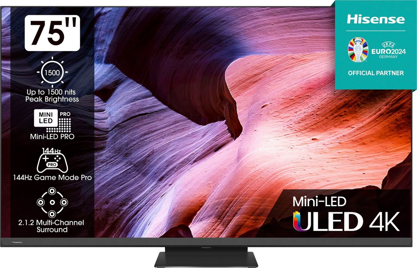 Hisense 75U8KQ Mini-LED-Fernseher (189 cm/75 Zoll, 4K Ultra HD, Smart-TV) von Hisense