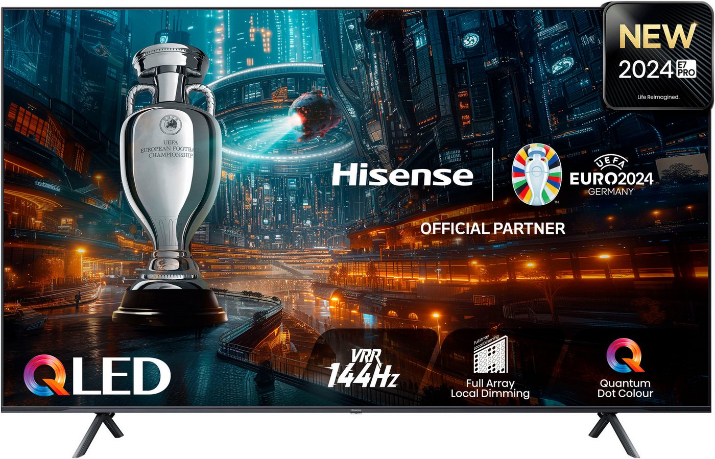 Hisense 85E77NQ PRO QLED-Fernseher (214,78 cm/85 Zoll, 4K Ultra HD, Smart-TV, 4K UHD, QLED) von Hisense