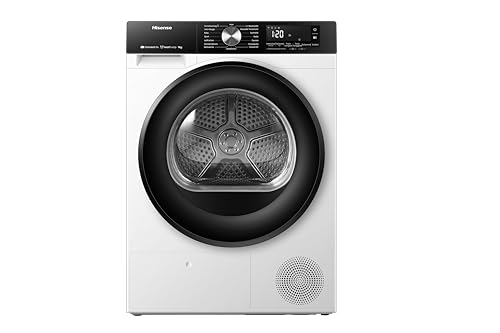 Hisense DH3S902BW3, 9KG, Kondensation mit Wärmepumpe, 16 Programme, ConnectLife, TwinAir, EEK A Hisense DH3S902BW3, 9KG, Kondensation mit Wärmepumpe, 16 Programme, ConnectLife, TwinAir, EEK A von Hisense