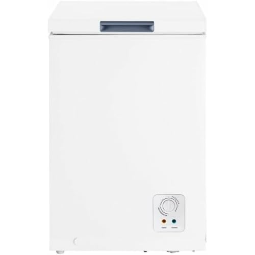 Hisense FT125D4AWE Gefriertruhe Horizontal, Fassungsvermögen 95 l, Höhe 85 cm, Korb mit Griff, My Fesch Choice, Freezer Protect, leise, 40 dBA, Weiß von Hisense