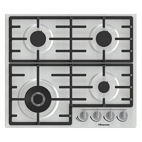 Hisense GM663XB Gaskochfeld, 4 Kochstellen, Breite 60 cm, Doppelkronen-Wokbrenner und Gusseisen-Grills, integrierte Zündung, Anti-Fingerabdruck Edelstahl Hisense GM663XB Gaskochfeld, 4 Kochstellen, Breite 60 cm, Doppelkronen-Wokbrenner und Gusseisen-Grills, integrierte Zündung, Anti-Fingerabdruck Edelstahl von Hisense