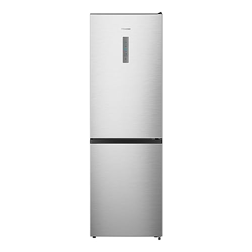 Hisense RB390N4BCC Kühl- Gefrierkombination Total No Frost, Inox, C-Klasse, 185 cm hoch von Hisense