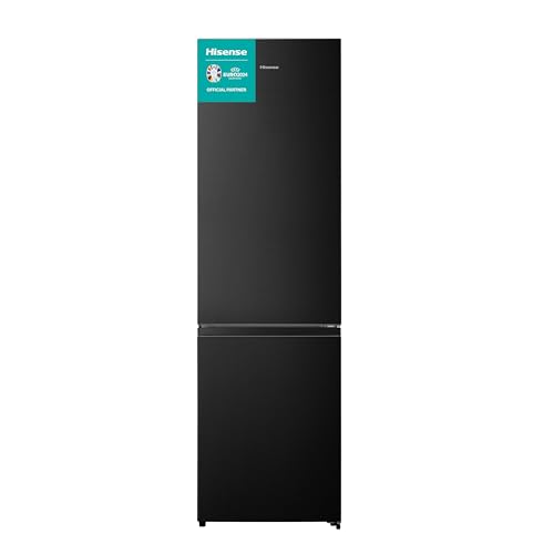 Hisense RB440N4AFA Kühl-Gefrier-Kombination/Höhe 201 cm/Kühlen 178 L/Gefrieren 98 L/LED Beleuchtung, Dark Inox von Hisense