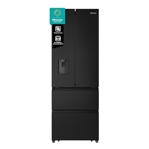 Hisense RF632N4WFE Kühl-Gefrierkombination, Schwarz, 70 x 200 cm von Hisense