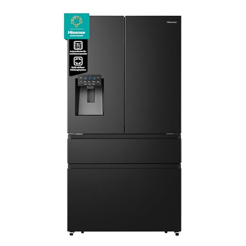 Hisense RF728N4SBFE French Door, MultiAirFlow, WiFi, digitale Steuerung, 560L Volumen von Hisense