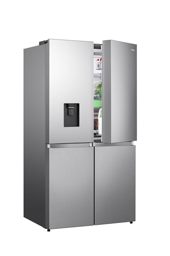 Hisense RQ758N4SWSE - Kühlschrank, amerikanische Tür, WLAN, Metall Tech Cooling, Total No Frost, Nettokapazität 609 l, 1,78 m Edelstahl Hisense RQ758N4SWSE - Kühlschrank, amerikanische Tür, WLAN, Metall Tech Cooling, Total No Frost, Nettokapazität 609 l, 1,78 m Edelstahl von Hisense