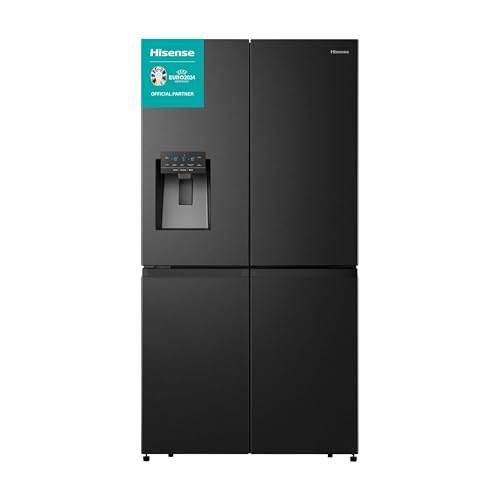 Hisense RQ760N4BFE Cross Door Kühl-Gefrierkombination /178,5 cm/Inverter Kompressor/Total NoFrost/Multi Air Flow/Wasserspender/Kühlteil 352 l/Gefrierteil 232 l/schwarz Hisense RQ760N4BFE Cross Door Kühl-Gefrierkombination /178,5 cm/Inverter Kompressor/Total NoFrost/Multi Air Flow/Wasserspender/Kühlteil 352 l/Gefrierteil 232 l/schwarz von Hisense