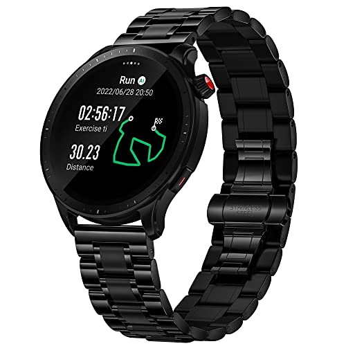 Hiseus Armband Kompatibel mit Amazfit GTR 2 / 2e / 3 / 3pro / 4, Ersatz Edelstahl Metall Armbänder Schnellwechsel Armband für Amazfit Stratos 2 / 2S / 3 Hiseus Armband Kompatibel mit Amazfit GTR 2 / 2e / 3 / 3pro / 4, Ersatz Edelstahl Metall Armbänder Schnellwechsel Armband für Amazfit Stratos 2 / 2S / 3 von Hiseus