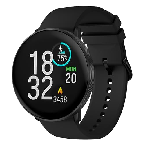 Hiseus Armband Kompatibel mit Polar Ignite 3 / Ignite 2 / Ignite Armbänder, Sport Silikon Wasserdichtes Ersatz Armband für Pacer/Unite Uhrenarmband (Schwarz) von Hiseus
