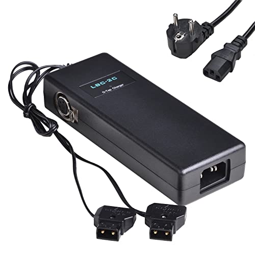 16,8V 4A V Mount Akku Ladegerät, Hisewen D-Tap Doppelladegerät für Sony BP-95W/BP-150W/BP-190W V-Lock/Gold Mount Akku BP-U65 Camcorder Akku 16,8V 4A V Mount Akku Ladegerät, Hisewen D-Tap Doppelladegerät für Sony BP-95W/BP-150W/BP-190W V-Lock/Gold Mount Akku BP-U65 Camcorder Akku von Hisewen