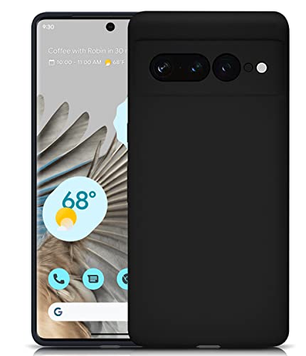Hismart Google Pixel 7 Pro Handyhülle 6,7 Zoll, weiche, schlanke TPU-Silikon-Rückseite, Stoßdämpfung, hautfreundlich und Kratzfest, 360°-Rundumschutz, Schutzhülle für Pixel 7 Pro Hülle von Hismart
