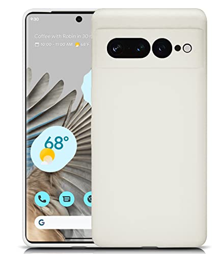Hismart Google Pixel 7 Pro Handyhülle 6,7 Zoll, weiche, schlanke TPU-Silikon-Rückseite, Stoßdämpfung, hautfreundlich und Kratzfest, 360°-Rundumschutz, Schutzhülle für Pixel 7 Pro Hülle von Hismart