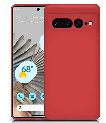 Hismart Google Pixel 7 Pro Handyhülle 6,7 Zoll, weiche, schlanke TPU-Silikon-Rückseite, Stoßdämpfung, hautfreundlich und Kratzfest, 360°-Rundumschutz, Schutzhülle für Pixel 7 Pro Hülle von Hismart