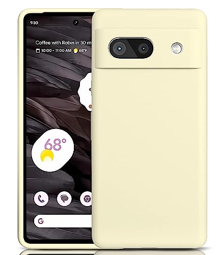 Hismart Google Pixel 7A Handyhülle 6,1 Zoll, weiche, schlanke TPU-Silikon-Rückseite, Stoßdämpfung, hautfreundlich und Kratzfest, 360°-Rundumschutz, Schutzhülle für Pixel 7A Hülle von Hismart