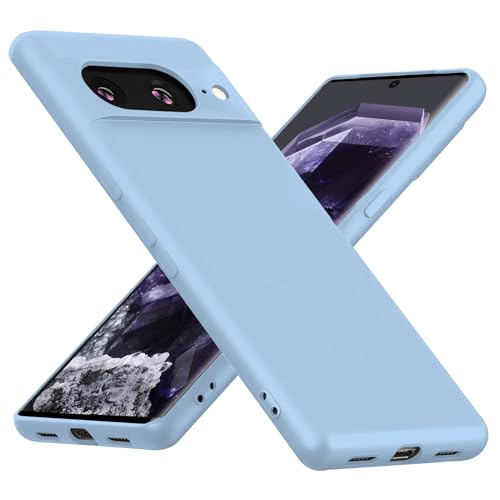 Hismart Google Pixel 8 Handyhülle 6,2 Zoll (2023), weiche, schlanke TPU-Silikon-Rückseite, hautfreundlich und Kratzfest, 360°-Rundumschutz, Schutzhülle für Pixel 8 Hülle von Hismart