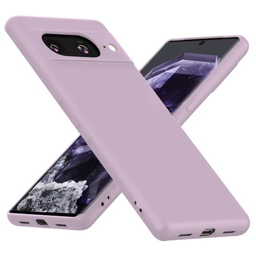 Hismart Google Pixel 8 Handyhülle 6,2 Zoll (2023), weiche, schlanke TPU-Silikon-Rückseite, hautfreundlich und Kratzfest, 360°-Rundumschutz, Schutzhülle für Pixel 8 Hülle von Hismart