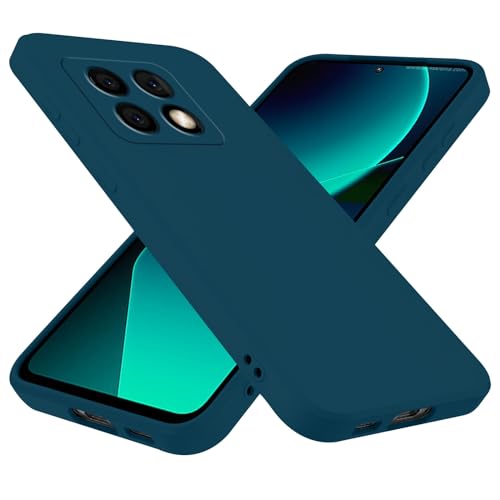 Hismart Handyhülle für OnePlus 10 Pro, schlanke, wasserdichte Silikon – Marineblau von Hismart
