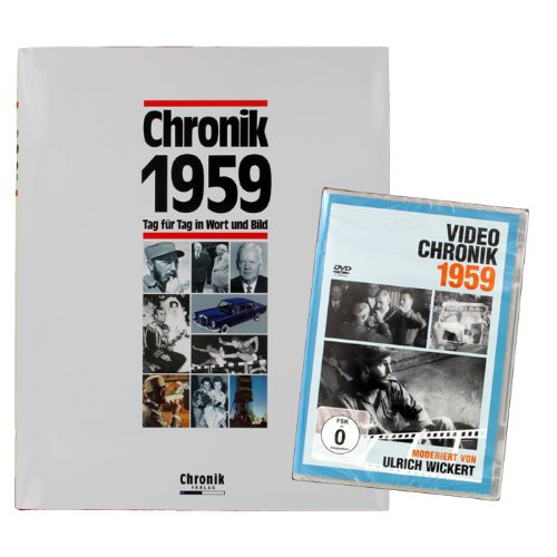 Chronik-Duo 1959, Geschenkset Buchchronik 1959 + DVD Chronik von Historia