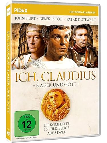 Ich, Claudius – Kaiser und Gott – Die komplette 13-teilige preisgekrönte Historienserie mit exklusivem Bonusmaterial (Pidax Historien-Klassiker) [5 DVDs] von History MOVIES by WME Home Entertainment