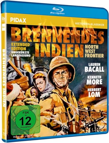 Brennendes Indien: Ungekürzte Langfassung / Spannender Historienklassiker der 1905 in Indien spielt / Action + Drama / OT: North West Frontier [Blu-ray] von History Movie