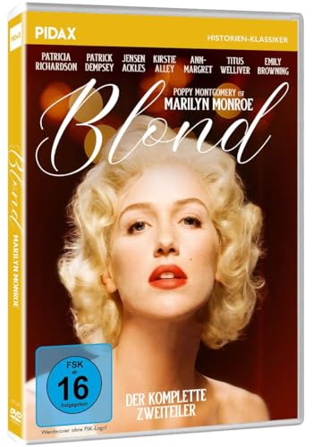 Blond (Blonde) / Starbesetzter Zweiteiler nach dem gleichnamigen Bestseller über die Hollywood-Legende Marilyn Monroe (Pidax Historien-Klassiker) von History Movies