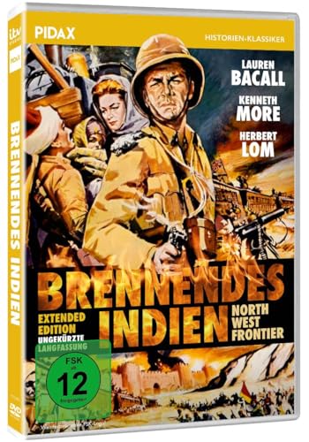 Brennendes Indien DVD (North West Frontier) - Extended Edition in ungekürzter Langfassung / Kult-Abenteuerfilm mit Starbesetzung (Pidax Historien-Klassiker) von History Movies