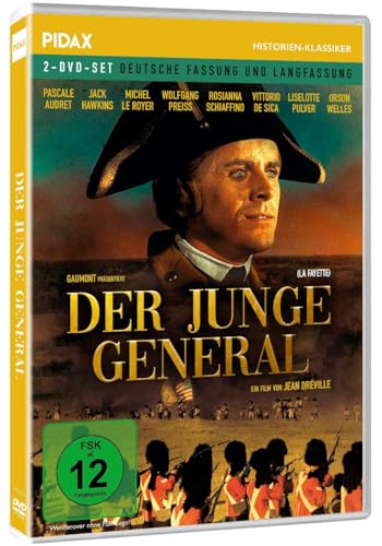 Der junge General (La Fayette) / Aufwändiges Historienepos mit internationaler Starbesetzung (Pidax Historien-Klassiker) [2 DVDs] von History Movies (Pidax Historien Klassiker)