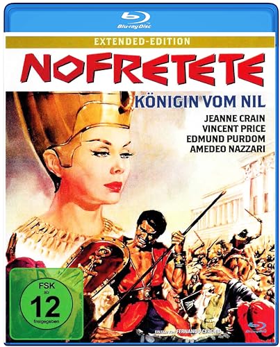 Nofretete: Königin vom Nil - Der Kult-Historien-Klassiker mit Starbesetzung wie Vincent Price und Jeanne Crain inklusive Langfassung [Blu-ray] von History Movies