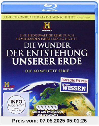 Die Wunder der Entstehung unserer Erde - Die Komplettbox (6 Blu-rays) von History