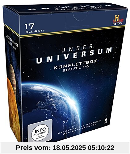 Unser Universum - Die Komplettbox, Staffel 1-6 (History) [Blu-ray] von History