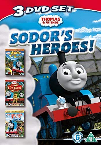 Thomas & Friends: Sodor's Heroes triple pack (Wobbly Wheels & Whistles, Lion of Sodor, Pop Goes Thomas) [DVD] von Hit Entertainment