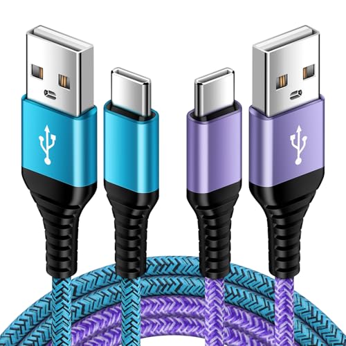 USB C Kabel, USB Type-C Kabel [2 Stück 1,8 m] Kabel USB Handy C Ladegerät Schnellladung Typ C Kabel für iPhone 16/16e/16 Pro Max/15/15 Plus/15 Pro, Samsung Galaxy A16/A15/A56/A55/A36/A33/S25/S24 von HitTid