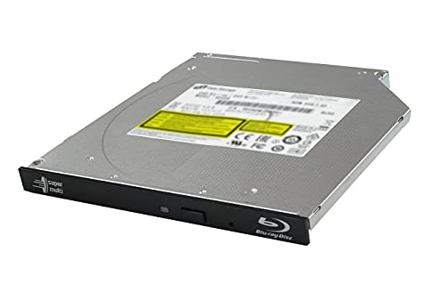 Hitachi-LG BU40N Internal UHD Blu-Ray/DVD Drive/Burner, Slim 9.5 mm Rewriter for Laptop, Desktop PC, Windows 10 Compatible, Ultra HD 4K Playback, M-Disc Support (Bare Drive) von Hitachi-LG