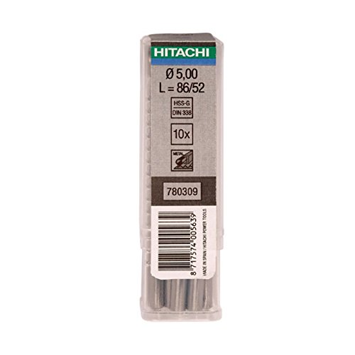 Brocas para metal HSS-DIN 338 Multipack 10 un. - M1: 1,4 M2: 40 M3: 18 von Hitachi