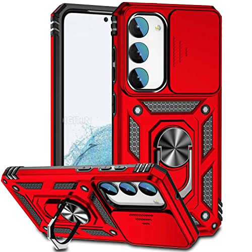 Hitaoyou Samsung Galaxy S23 Hülle, Galaxy S23 Fall mit Kameraabdeckung Kickstand Military Grade Stoßfeste Heavy Duty Schutz Mädchen Frauen Boy Männer Telefon Fall für Galaxy S23 6.1'' Hitaoyou Samsung Galaxy S23 Hülle, Galaxy S23 Fall mit Kameraabdeckung Kickstand Military Grade Stoßfeste Heavy Duty Schutz Mädchen Frauen Boy Männer Telefon Fall für Galaxy S23 6.1'' von Hitaoyou