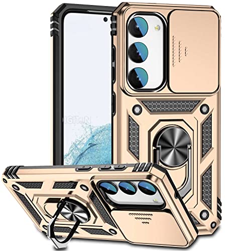 Hitaoyou Samsung Galaxy S23 Hülle, Galaxy S23 Fall mit Kameraabdeckung Kickstand Military Grade Stoßfeste Heavy Duty Schutz Mädchen Frauen Boy Männer Telefon Fall für Galaxy S23 6.1'' Hitaoyou Samsung Galaxy S23 Hülle, Galaxy S23 Fall mit Kameraabdeckung Kickstand Military Grade Stoßfeste Heavy Duty Schutz Mädchen Frauen Boy Männer Telefon Fall für Galaxy S23 6.1'' von Hitaoyou