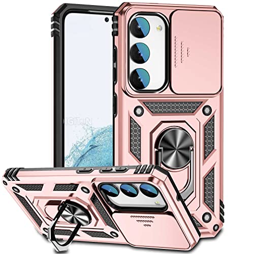 Hitaoyou Samsung Galaxy S23 Hülle, Galaxy S23 Fall mit Kameraabdeckung Kickstand Military Grade Stoßfeste Heavy Duty Schutz Mädchen Frauen Boy Männer Telefon Fall für Galaxy S23 6.1'' Hitaoyou Samsung Galaxy S23 Hülle, Galaxy S23 Fall mit Kameraabdeckung Kickstand Military Grade Stoßfeste Heavy Duty Schutz Mädchen Frauen Boy Männer Telefon Fall für Galaxy S23 6.1'' von Hitaoyou