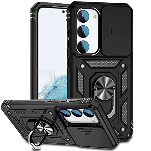 Hitaoyou Samsung Galaxy S23 Hülle, Galaxy S23 Fall mit Kameraabdeckung Kickstand Military Grade Stoßfeste Heavy Duty Schutz Mädchen Frauen Boy Männer Telefon Fall für Galaxy S23 6.1'' Hitaoyou Samsung Galaxy S23 Hülle, Galaxy S23 Fall mit Kameraabdeckung Kickstand Military Grade Stoßfeste Heavy Duty Schutz Mädchen Frauen Boy Männer Telefon Fall für Galaxy S23 6.1'' von Hitaoyou