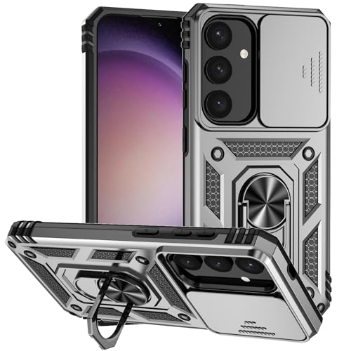 Hitaoyou für Samsung Galaxy S24 Hülle, Samsung S24 Fall mit Kameraabdeckung Kickstand Military Grade Stoßfeste Heavy Duty Schutz mit Magnetic Car Fall für Galaxy S24 6.2'' Hitaoyou für Samsung Galaxy S24 Hülle, Samsung S24 Fall mit Kameraabdeckung Kickstand Military Grade Stoßfeste Heavy Duty Schutz mit Magnetic Car Fall für Galaxy S24 6.2'' von Hitaoyou