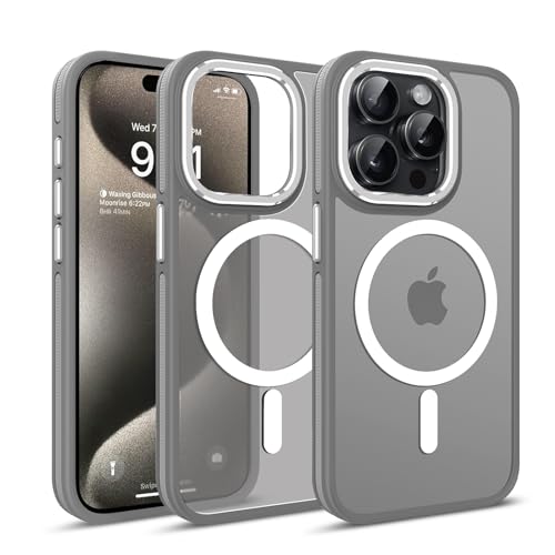 Hitaoyou für iPhone 14 Pro Max Hülle, Handyhülle iPhone 14 Pro Max[kompatibel mit MagSafe], durchscheinende, Matte Rückseite, Militärqualität, stoßfest, robuste Schutzhülle für iPhone 14 Pro Max von Hitaoyou