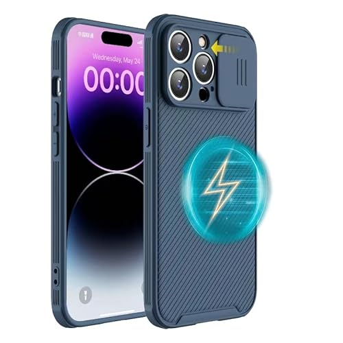 Hitaoyou für iPhone 15 Pro Hülle kompatibel mit Magsafe, iPhone 15 Pro Hülle mit Kameraabdeckung, stoßfester, robuster Schutz in Militärqualität mit magnetischen Handyhüllen für iPhone 15 Pro 6.1" Hitaoyou für iPhone 15 Pro Hülle kompatibel mit Magsafe, iPhone 15 Pro Hülle mit Kameraabdeckung, stoßfester, robuster Schutz in Militärqualität mit magnetischen Handyhüllen für iPhone 15 Pro 6.1" von Hitaoyou