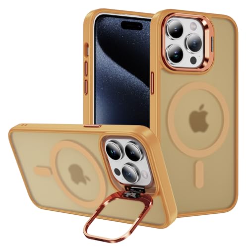 Hitaoyou für iPhone 15 Pro Max Hülle kompatibel mit Magsafe, transparente, Matte Kamera Kickstand Schutzhülle für iPhone 15 ProMax, Hüllen in Militärqualität für iPhone 15 Pro Max von Hitaoyou