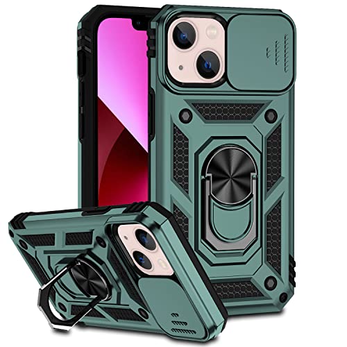 Hitaoyou iPhone 13 Mini Hülle, iPhone 13 Mini Hülle mit Kameraabdeckung & Ständer Militärqualität Stoßfest Heavy Duty Schutzhülle mit magnetischer Autohalterung Hülle für iPhone 13 Mini Hitaoyou iPhone 13 Mini Hülle, iPhone 13 Mini Hülle mit Kameraabdeckung & Ständer Militärqualität Stoßfest Heavy Duty Schutzhülle mit magnetischer Autohalterung Hülle für iPhone 13 Mini von Hitaoyou