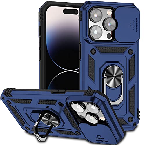 Hitaoyou iPhone 14 Pro Hülle mit Kameraabdeckung & Ständer Militärqualität Stoßfest Heavy Duty Schutz mit magnetischer Autohalterung Handyhüllen für iPhone 14 Pro 6.1'' Hitaoyou iPhone 14 Pro Hülle mit Kameraabdeckung & Ständer Militärqualität Stoßfest Heavy Duty Schutz mit magnetischer Autohalterung Handyhüllen für iPhone 14 Pro 6.1'' von Hitaoyou