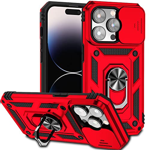 Hitaoyou iPhone 14 Pro Hüllen, iPhone 14 Pro Hülle mit Kameraabdeckung & Ständer Militärqualität Stoßfest Heavy Duty Schutz mit magnetischer Autohalterung Handyhüllen für iPhone 14 Pro 6.1'' Hitaoyou iPhone 14 Pro Hüllen, iPhone 14 Pro Hülle mit Kameraabdeckung & Ständer Militärqualität Stoßfest Heavy Duty Schutz mit magnetischer Autohalterung Handyhüllen für iPhone 14 Pro 6.1'' von Hitaoyou