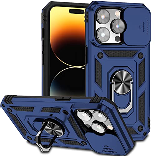 Hitaoyou iPhone 14 Pro Max Hülle mit Kameraabdeckung & Ständer, Schiebeobjektivschutz + 360° drehbarer Ringständer, schlagfest, stoßfest, Stoßschutz, Hüllen für iPhone 14 pro max 6,7 Zoll Hitaoyou iPhone 14 Pro Max Hülle mit Kameraabdeckung & Ständer, Schiebeobjektivschutz + 360° drehbarer Ringständer, schlagfest, stoßfest, Stoßschutz, Hüllen für iPhone 14 pro max 6,7 Zoll von Hitaoyou