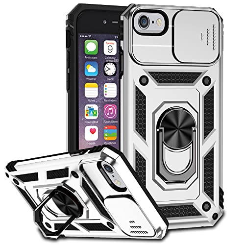 Hitaoyou iPhone SE 2022 Hülle, iPhone SE 2020/8/7 Hülle mit Kamera-Abdeckung, schlanke Passform, magnetische Autohalterung, unterstützte Schutzhülle für Mädchen und Frauen für iPhone 8/7 Hitaoyou iPhone SE 2022 Hülle, iPhone SE 2020/8/7 Hülle mit Kamera-Abdeckung, schlanke Passform, magnetische Autohalterung, unterstützte Schutzhülle für Mädchen und Frauen für iPhone 8/7 von Hitaoyou
